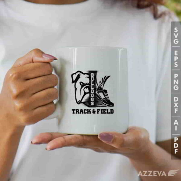 bulldog track field svg mug design azzeva.com 23100310