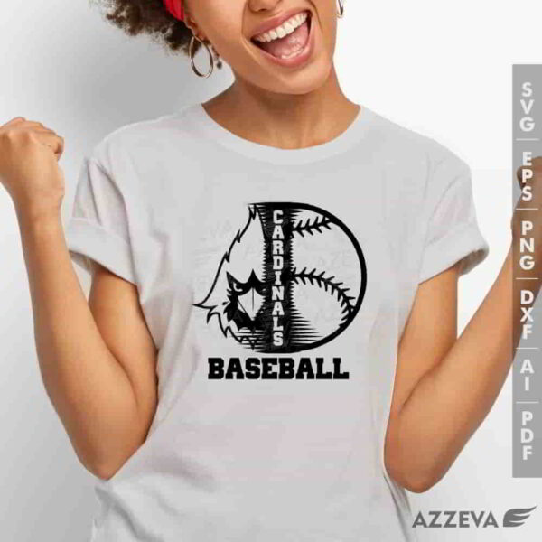 cardinal baseball svg tshirt design azzeva.com 23100164
