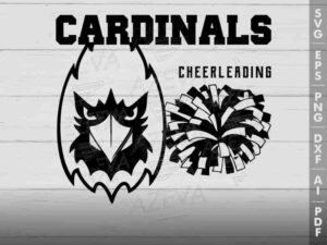 cardinal cheerleading svg design azzeva.com 23100697
