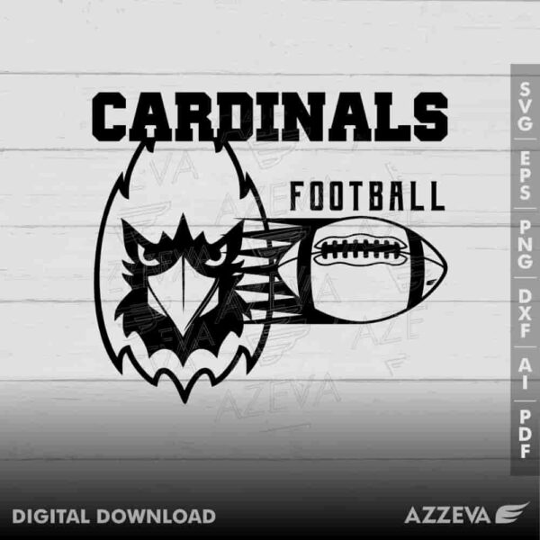 cardinal football svg design azzeva.com 23100457