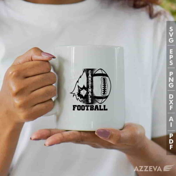 cardinal football svg mug design azzeva.com 23100014