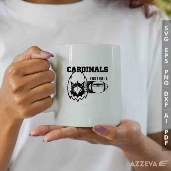 cardinal football svg mug design azzeva.com 23100457