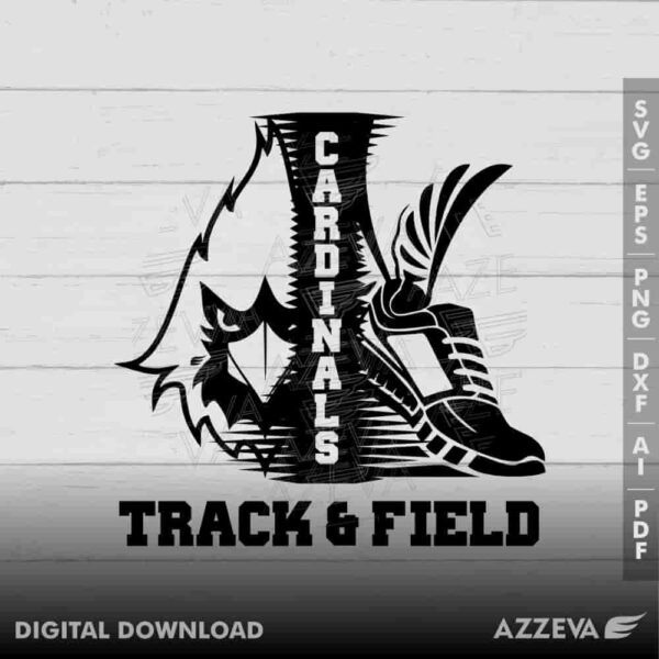 cardinal track field svg design azzeva.com 23100314