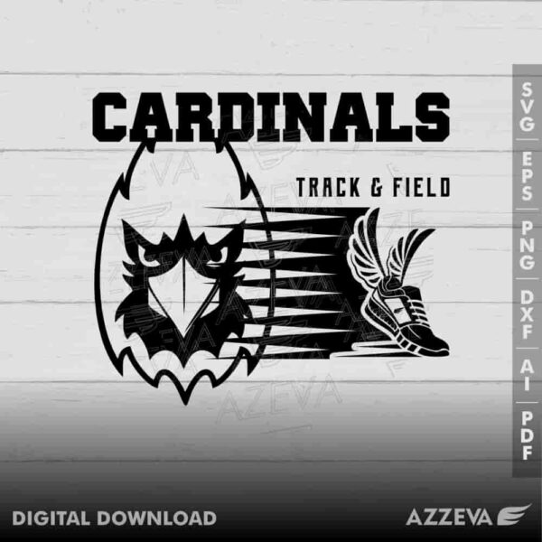 cardinal track field svg design azzeva.com 23100657