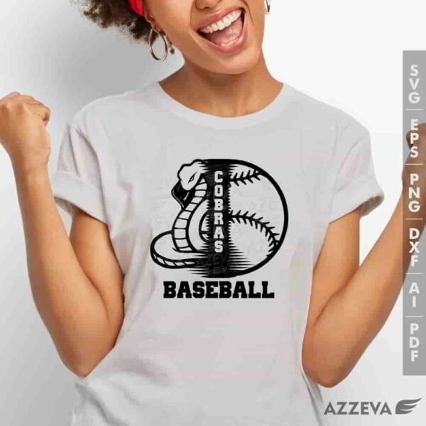 cobra baseball svg tshirt design azzeva.com 23100190