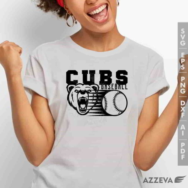 cub baseball svg tshirt design azzeva.com 23100534