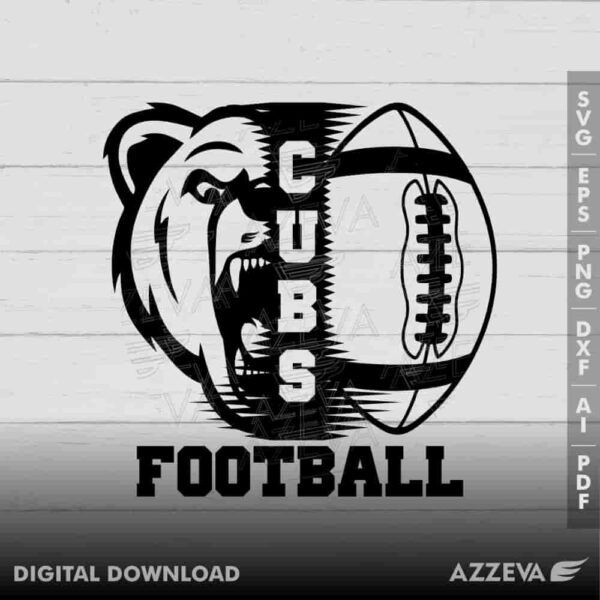 cub football svg design azzeva.com 23100018