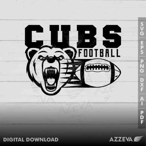 cub football svg design azzeva.com 23100454