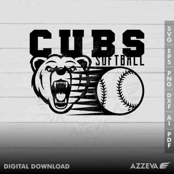 cub softball svg design azzeva.com 23100574
