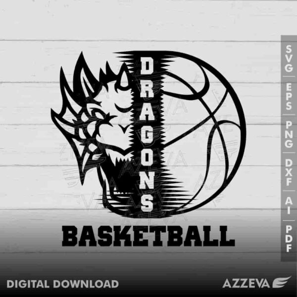 dragon basketball svg design azzeva.com 23100102
