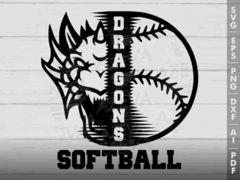 dragon softball svg design azzeva.com 23100252