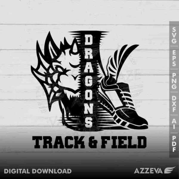 dragon track field svg design azzeva.com 23100352