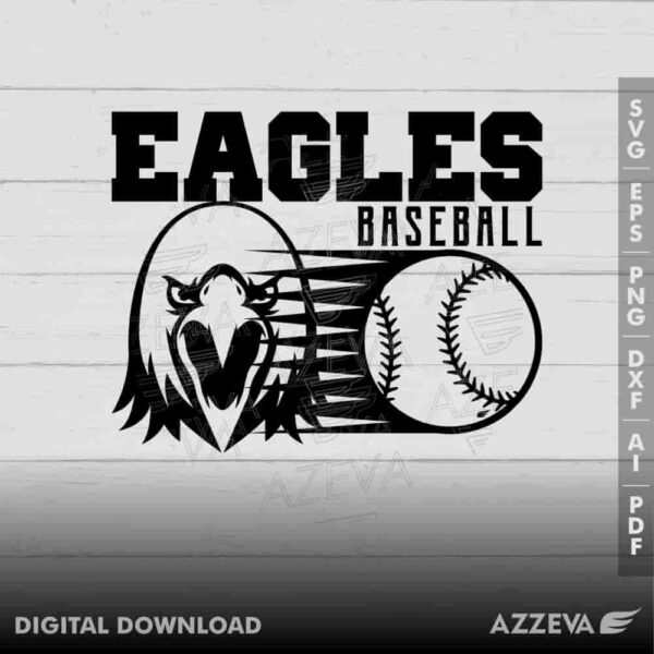 eagle baseball svg design azzeva.com 23100527