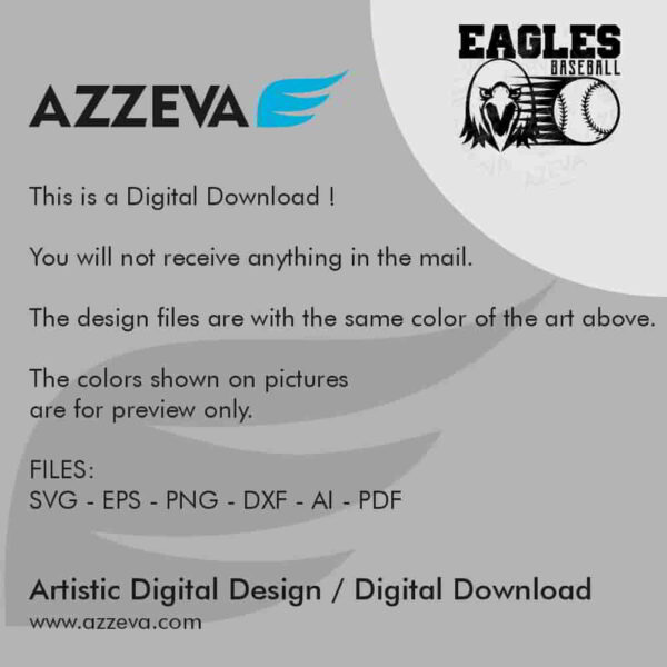 eagle baseball svg design readme azzeva.com 23100527