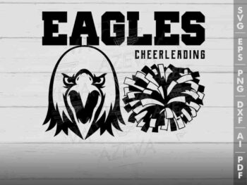 eagle cheerleading svg design azzeva.com 23100687