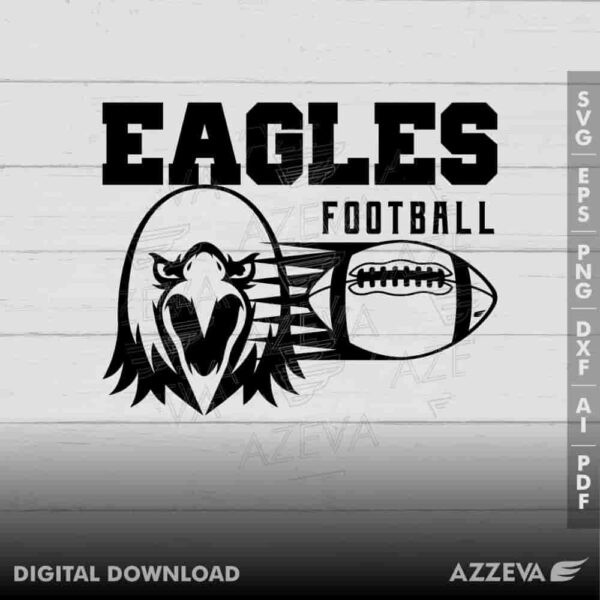 eagle football svg design azzeva.com 23100447