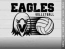 eagle volleyball svg design azzeva.com 23100407