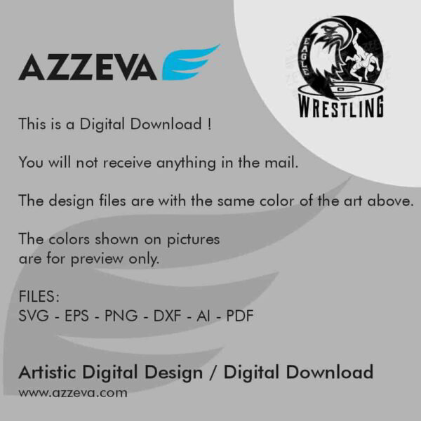 eagle wrestling svg design readme azzeva.com 23100810