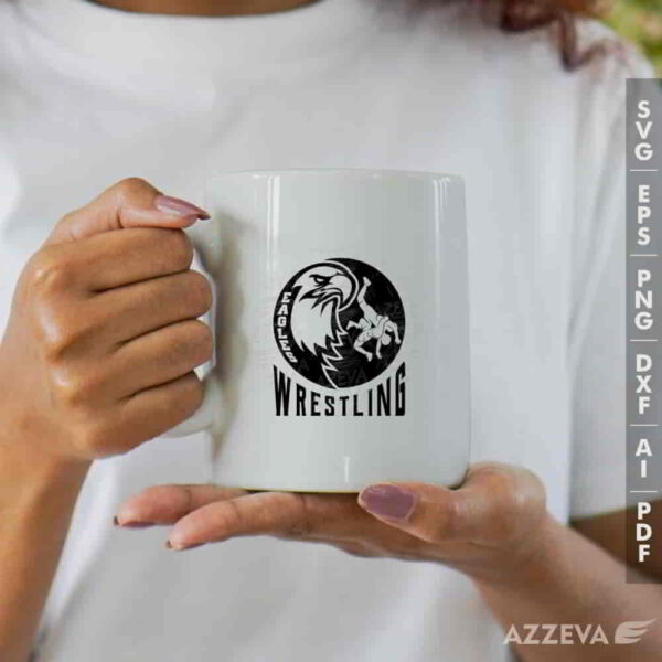 eagle wrestling svg mug design azzeva.com 23100805
