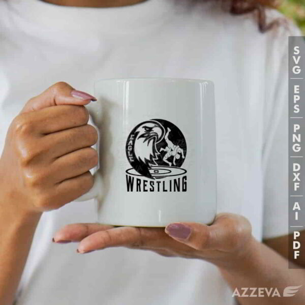 eagle wrestling svg mug design azzeva.com 23100810