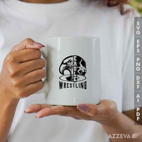eagle wrestling svg mug design azzeva.com 23100811