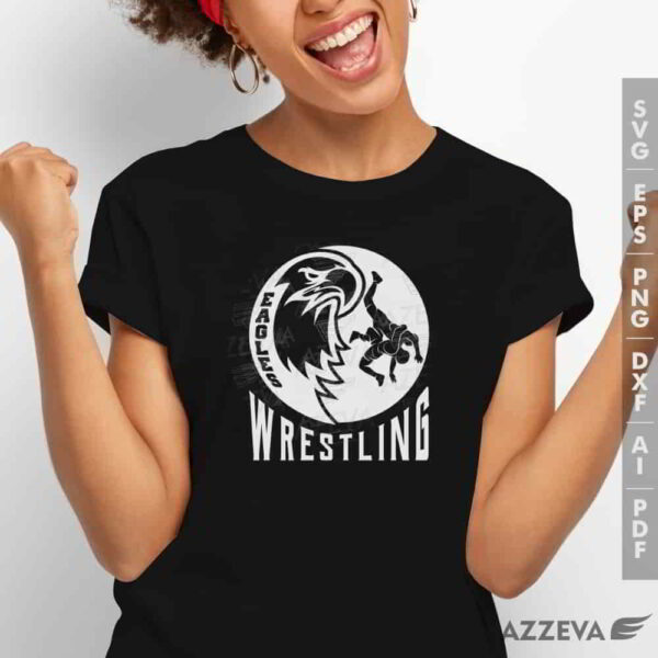 eagle wrestling svg tshirt design azzeva.com 23100806
