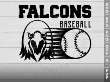 falcon baseball svg design azzeva.com 23100529