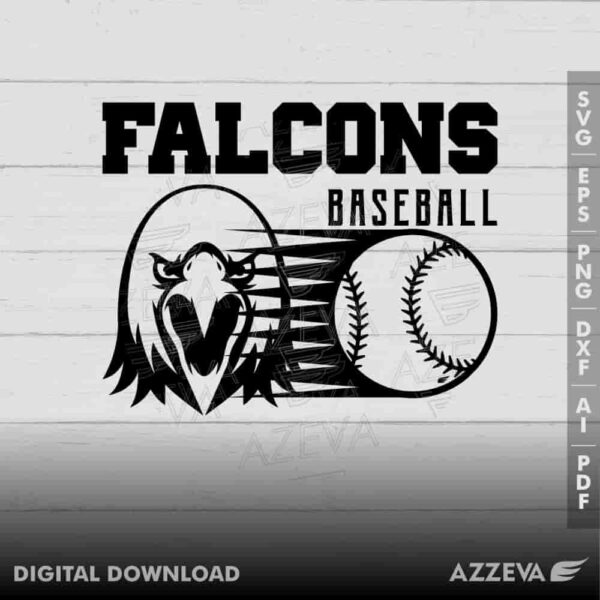 falcon baseball svg design azzeva.com 23100529