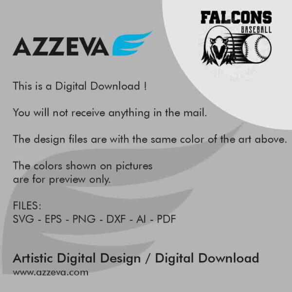 falcon baseball svg design readme azzeva.com 23100529