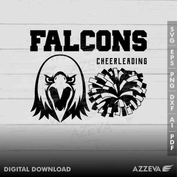 falcon cheerleading svg design azzeva.com 23100689