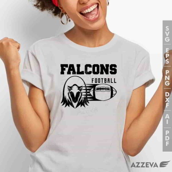 falcon football svg tshirt design azzeva.com 23100449