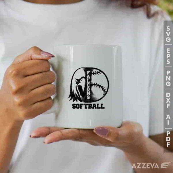 falcon softball svg mug design azzeva.com 23100220