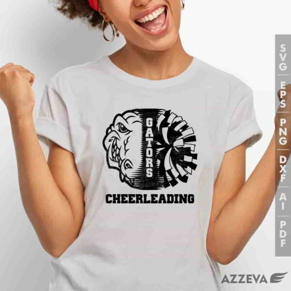 gator cheerleadigng svg tshirt design azzeva.com 23100403