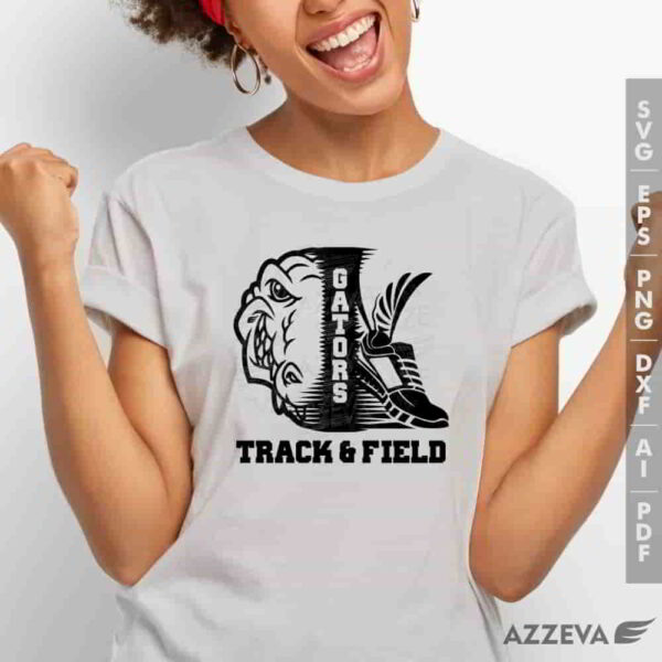 gator track field svg tshirt design azzeva.com 23100353