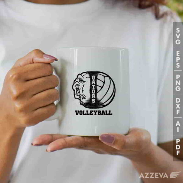 gator volleyball svg mug design azzeva.com 23100153