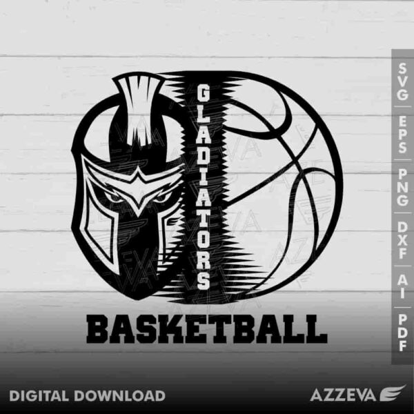 gladiator basketball svg design azzeva.com 23100099