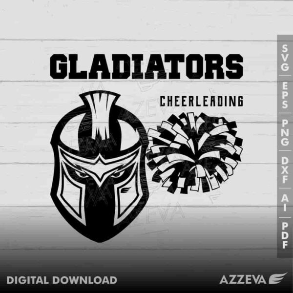 gladiator cheerleading svg design azzeva.com 23100723