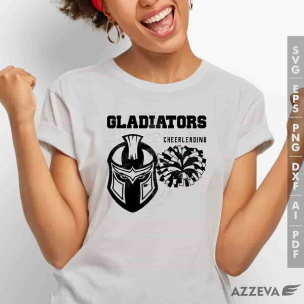 gladiator cheerleading svg tshirt design azzeva.com 23100723