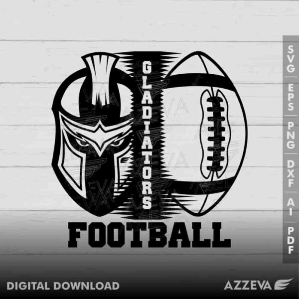 gladiator football svg design azzeva.com 23100049