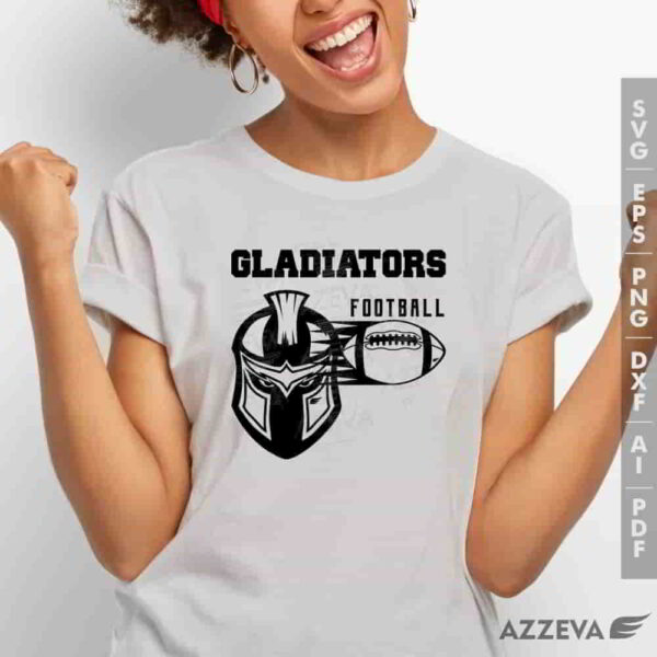 gladiator football svg tshirt design azzeva.com 23100483
