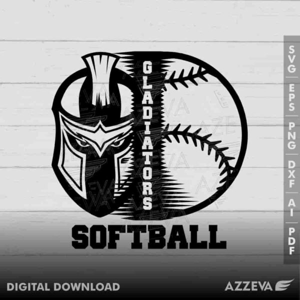 gladiator softball svg design azzeva.com 23100249