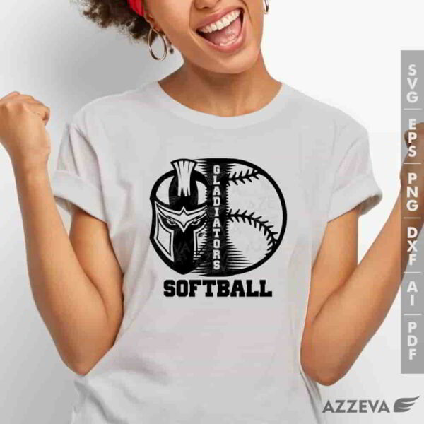 gladiator softball svg tshirt design azzeva.com 23100249