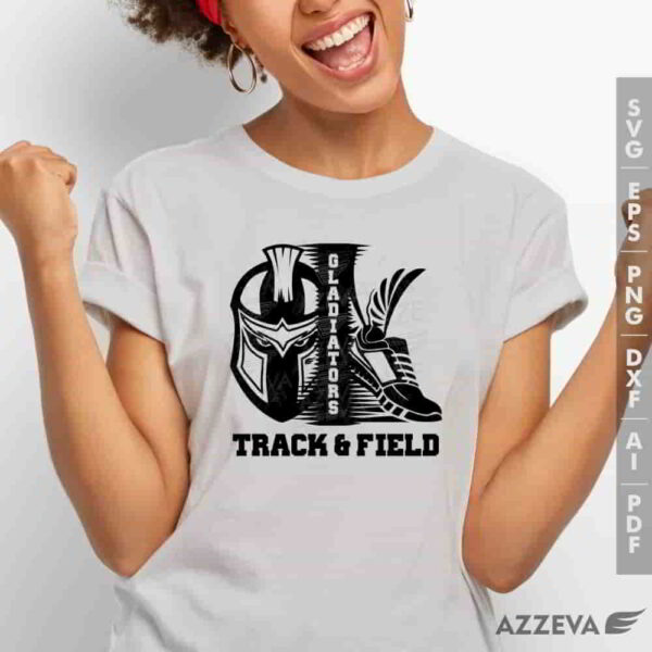 gladiator track field svg tshirt design azzeva.com 23100349