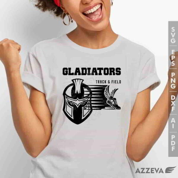 gladiator track field svg tshirt design azzeva.com 23100683