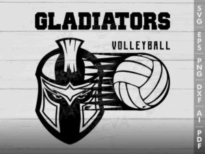 gladiator volleyball svg design azzeva.com 23100443