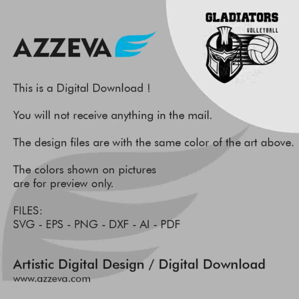 gladiator volleyball svg design readme azzeva.com 23100443