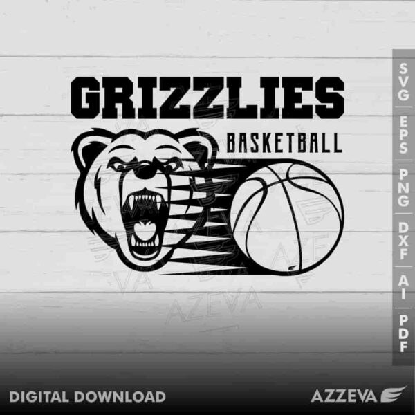 grizz basketball svg design azzeva.com 23100493