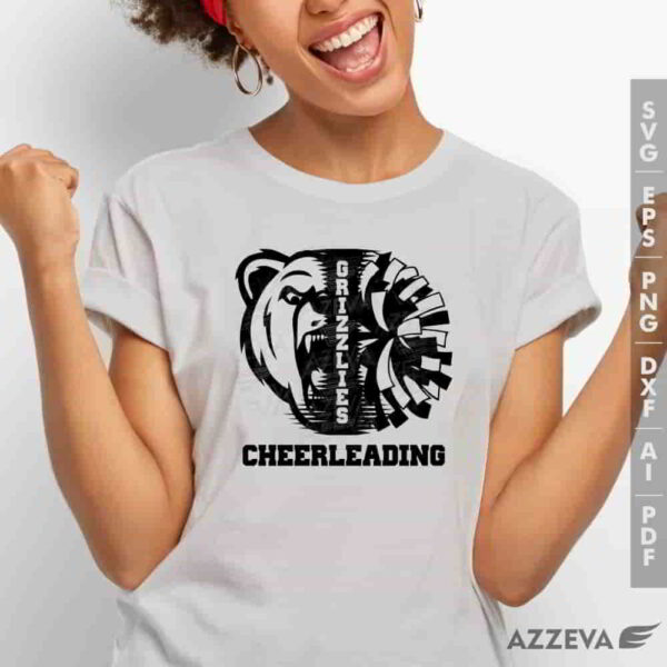 grizz cheerleadigng svg tshirt design azzeva.com 23100367