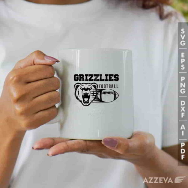 grizz football svg mug design azzeva.com 23100453