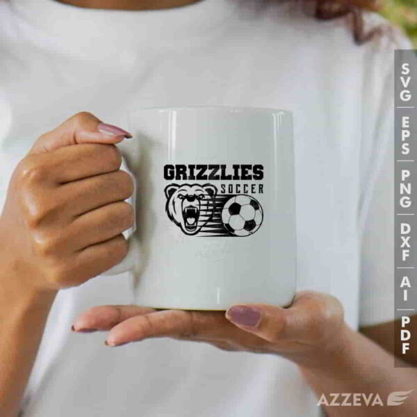grizz soccer svg mug design azzeva.com 23100613